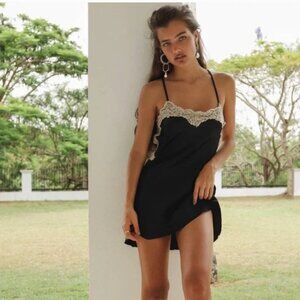 Vrg Grl French Slip Dress in Lilac